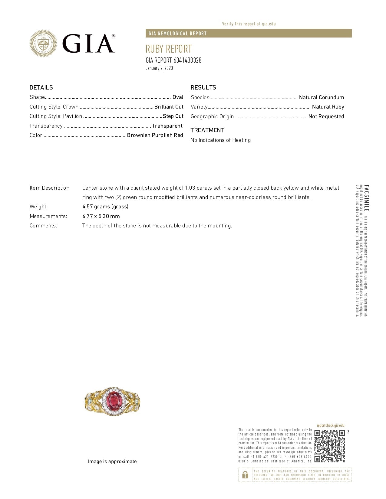 1.03ct natural unheated ruby 18k yellow and white gold two-tone ring with alexandrite and diamond accents in vintage filigree design