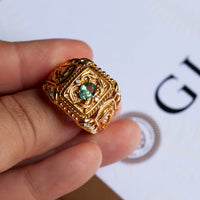 Thumbnail for 18k Yellow Gold Men's Signet Ring