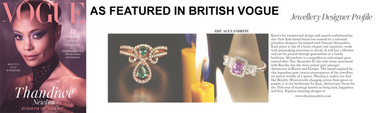 The Alexandrite Is Featured in British VOGUE! - The Alexandrite