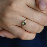 Thumbnail for 0.57ct Natural Alexandrite 18k Yellow Gold Ring