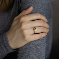 Thumbnail for 0.33ct Natural Alexandrite 18k Yellow Gold Ring