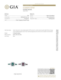 Thumbnail for Natural Alexandrite 18k White Gold Ring