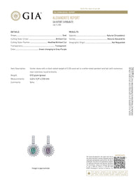 Thumbnail for 0.28ct Natural Alexandrite 18k White Gold Pendant