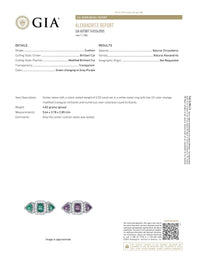 Thumbnail for 1.30ctw Natural Alexandrite 18k White Gold Ring