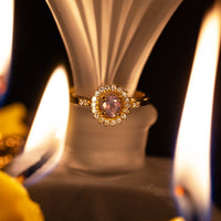 Thumbnail for 0.48ct Natural Alexandrite 18k Yellow Gold Ring