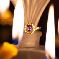 Thumbnail for 0.51ct Natural Alexandrite 18k Yellow Gold Ring