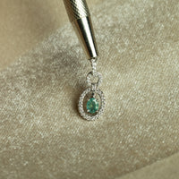 Thumbnail for 0.45ct Natural Alexandrite 18k White Gold Pendant