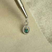 Thumbnail for 0.50ct Natural Alexandrite 18k White Gold Pendant