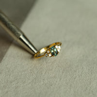 Thumbnail for 0.57ct Natural Alexandrite 18k Yellow Gold Ring