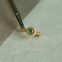 Thumbnail for 0.33ct Natural Alexandrite 18k Yellow Gold Ring