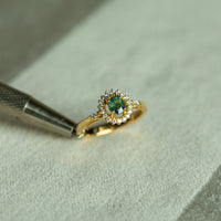 Thumbnail for 0.40ct Natural Alexandrite 18k Yellow Gold Ring