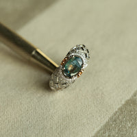 Thumbnail for 1.16ct Natural Alexandrite 18k White Gold Ring