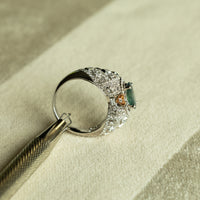 Thumbnail for 1.16ct Natural Alexandrite 18k White Gold Ring