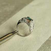 Thumbnail for 1.16ct Natural Alexandrite 18k White Gold Ring