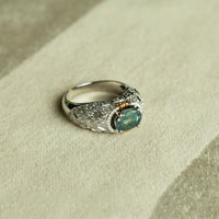 Thumbnail for 1.16ct Natural Alexandrite 18k White Gold Ring