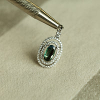 Thumbnail for 1.17ct Natural Alexandrite 18k White Gold Pendant