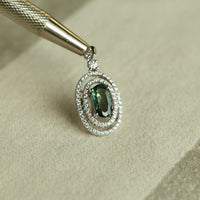 Thumbnail for 1.17ct Natural Alexandrite 18k White Gold Pendant