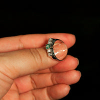 Thumbnail for 0.48ct Natural Alexandrite 18k White Gold Unisex Ring