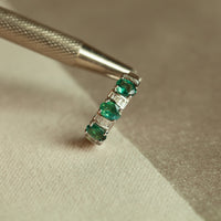 Thumbnail for 1.23ctw Natural Alexandrite 18k White Gold Ring