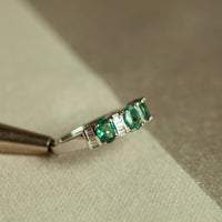 Thumbnail for 1.23ctw Natural Alexandrite 18k White Gold Ring