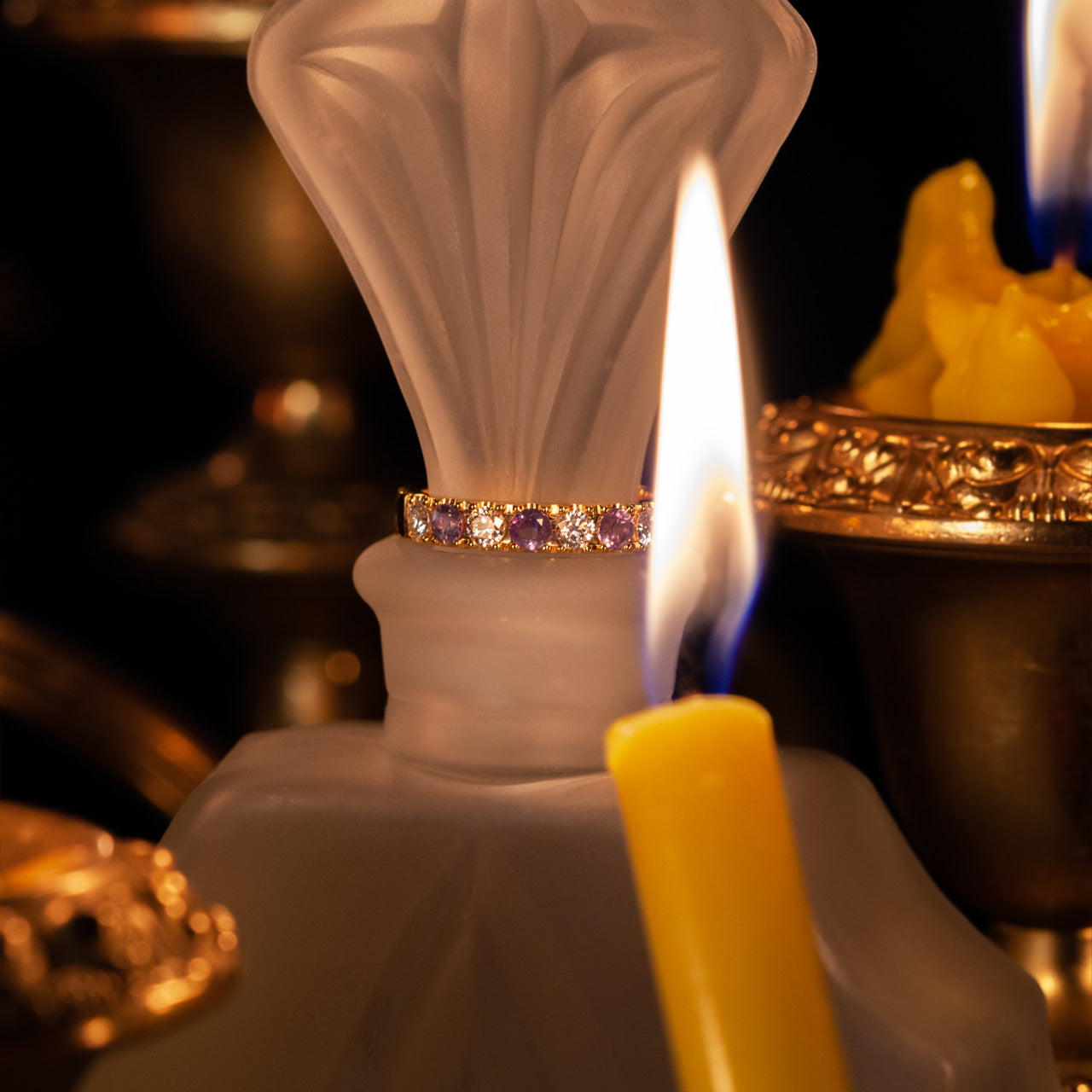 0.82ctw Natural Alexandrite 18k Yellow Gold Ring