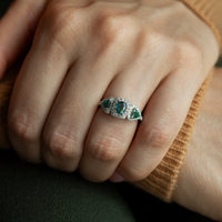 Thumbnail for 1.21ctw Natural Alexandrite 18k White Gold Ring