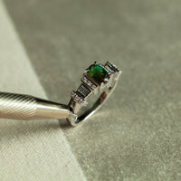 Thumbnail for Alexandrite 18k White Gold Ring