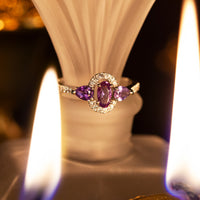 Thumbnail for 1.23ctw Natural Alexandrite Platinum Ring