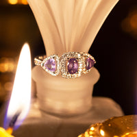 Thumbnail for 1.30ctw Natural Alexandrite 18k White Gold Ring