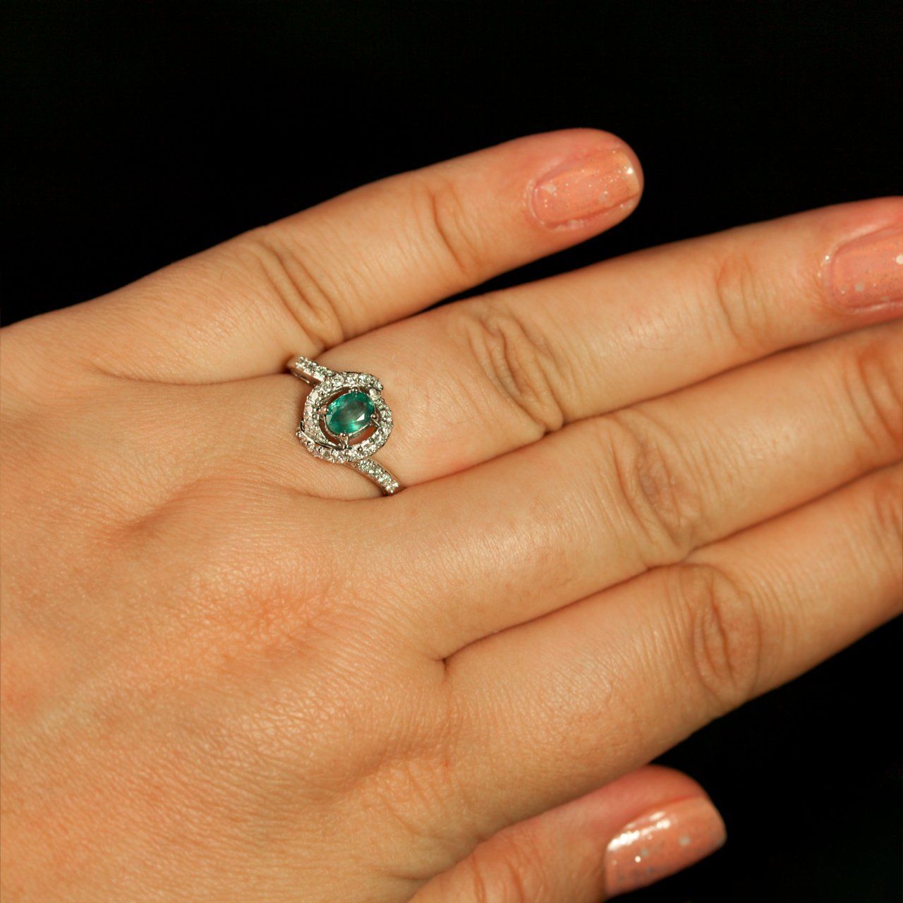 June Birthstone! $5000 Brilliant Natural Alexandrite Diamond 18k White Gold Engagement Ring - The Alexandrite