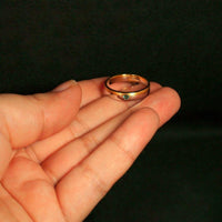 Thumbnail for 18k White and Yellow Gold Wedding Band