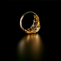 Thumbnail for Elegant 18k gold ring featuring a 0.74ct natural unheated pink sapphire centerpiece