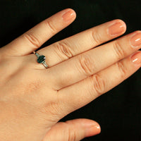 Thumbnail for 100% Color Change Natural Alexandrite Diamond Platinum Engagement Ring - The Alexandrite