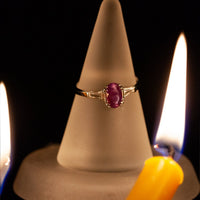 Thumbnail for 100% Color Change Natural Alexandrite Diamond Platinum Engagement Ring - The Alexandrite