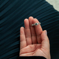 Thumbnail for 100% Color Change Natural Alexandrite Diamond 18k Multitone Gold Ring, GIA certified - The Alexandrite
