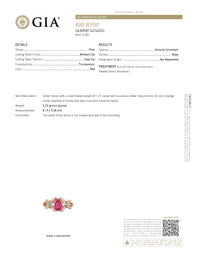 Thumbnail for 1.37ctw Natural Ruby & Alexandrite 18k Rose Gold Ring