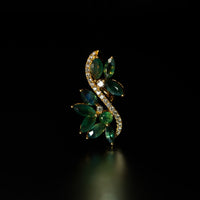 Thumbnail for 3.35ctw Natural Alexandrite Diamond 18K Yellow Gold Vintage Necklace - The Alexandrite