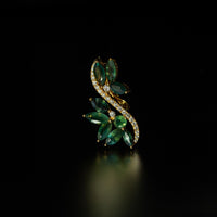 Thumbnail for 3.35ctw Natural Alexandrite Diamond 18K Yellow Gold Vintage Necklace - The Alexandrite