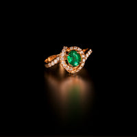 Thumbnail for Emerald 18k Yellow Gold Ring