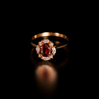 Thumbnail for Ruby 18k Yellow Gold Ring