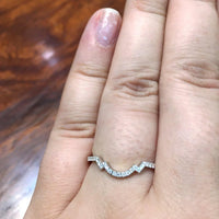 Thumbnail for Natural Alexandrite Diamond 18K White Gold 3 Rings Engagement&Wedding Set - The Alexandrite